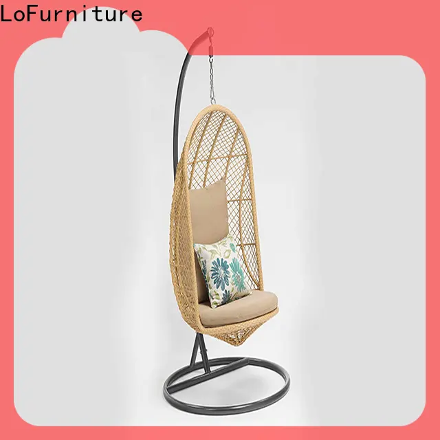 wicker Outdoor Hanging Chair 1