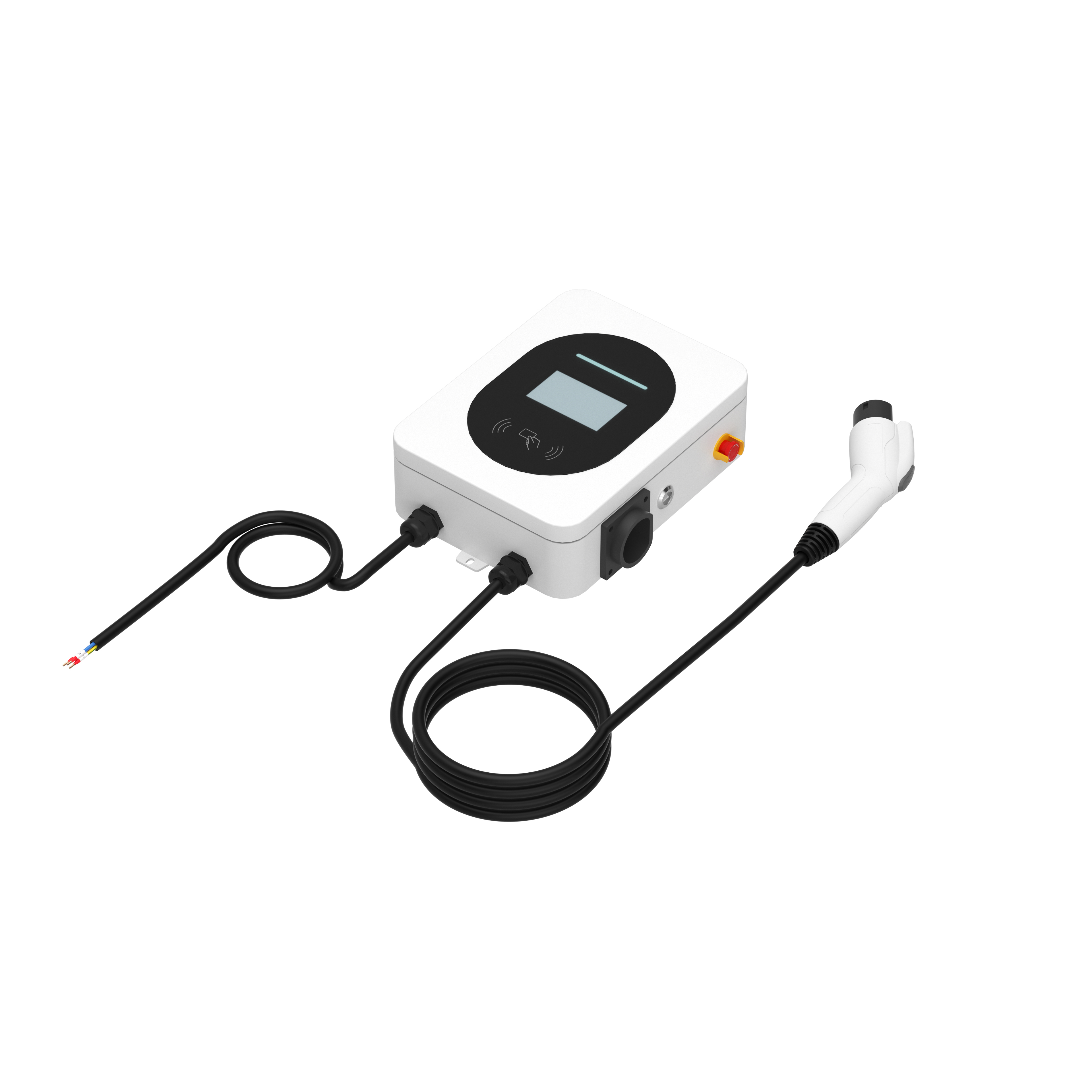 Høyeffektiv 7kW veggmontert AC EV-lader for nye energikjøretøyer - bærekraftig ladeløsning 4