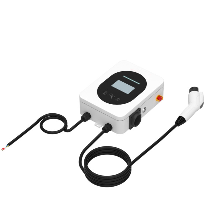 壁掛け AC EV 充電器 7kw IP55 抗 UV 設計のカスタマイズがさまざまな規格で受け入れ可能 5