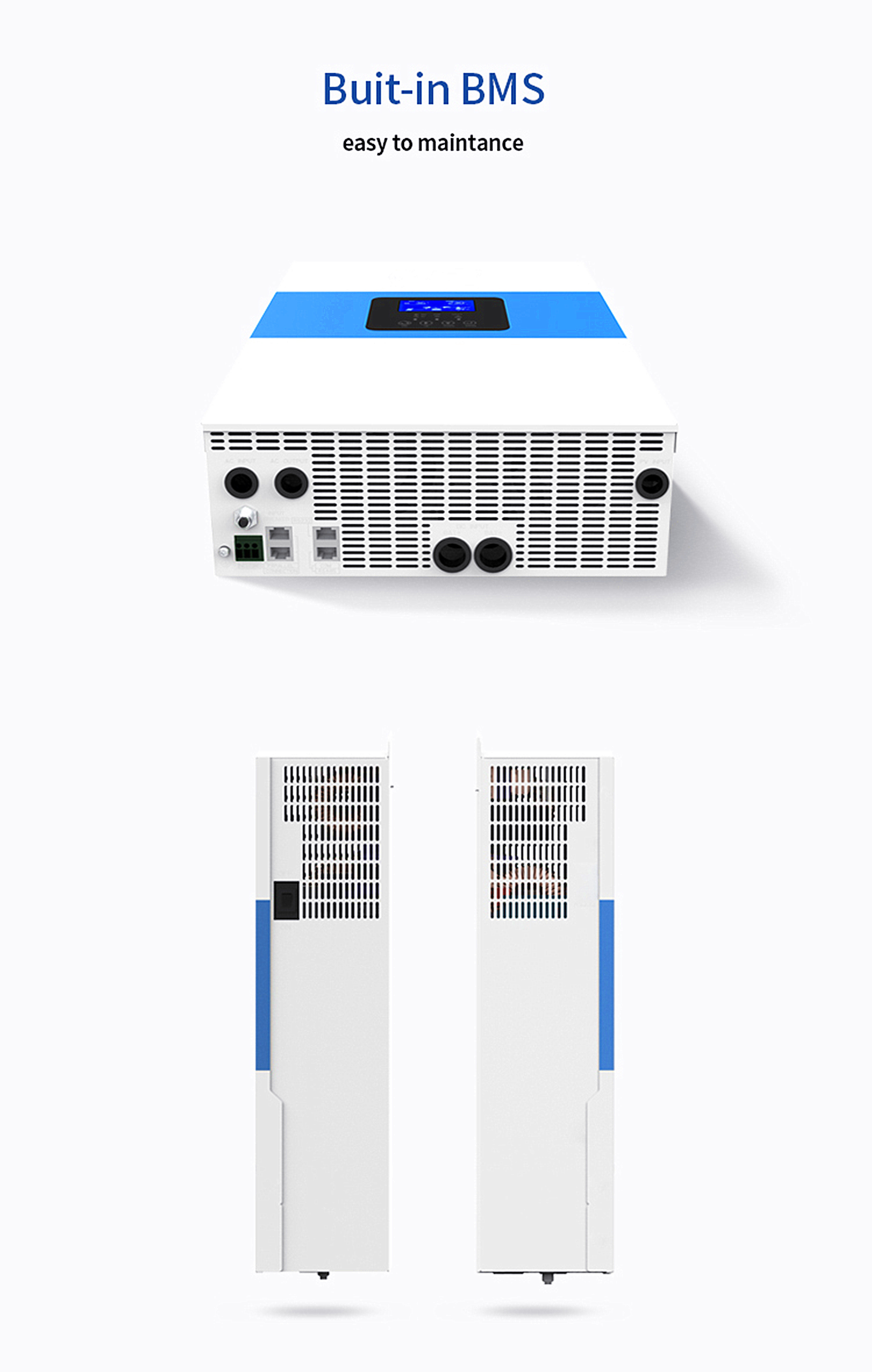 High Efficiency Pure Sine Wave Off-Grid Hnub Ci Inverter 3500VA 5500VA tsim rau kev siv off-grid 8