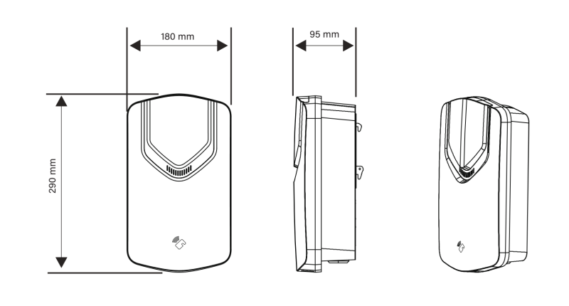 品質 AC 7kw ev 充電器壁掛け電気自動車充電ステーション メーカー | iFlowPower4 6