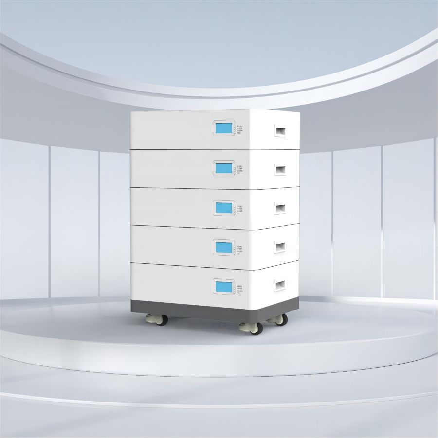 家庭用メーカー向けのカスタマイズされた太陽光発電バッテリーストレージ 51.2V 500ah 積み重ね可能な再生可能エネルギーバッテリーストレージ 14