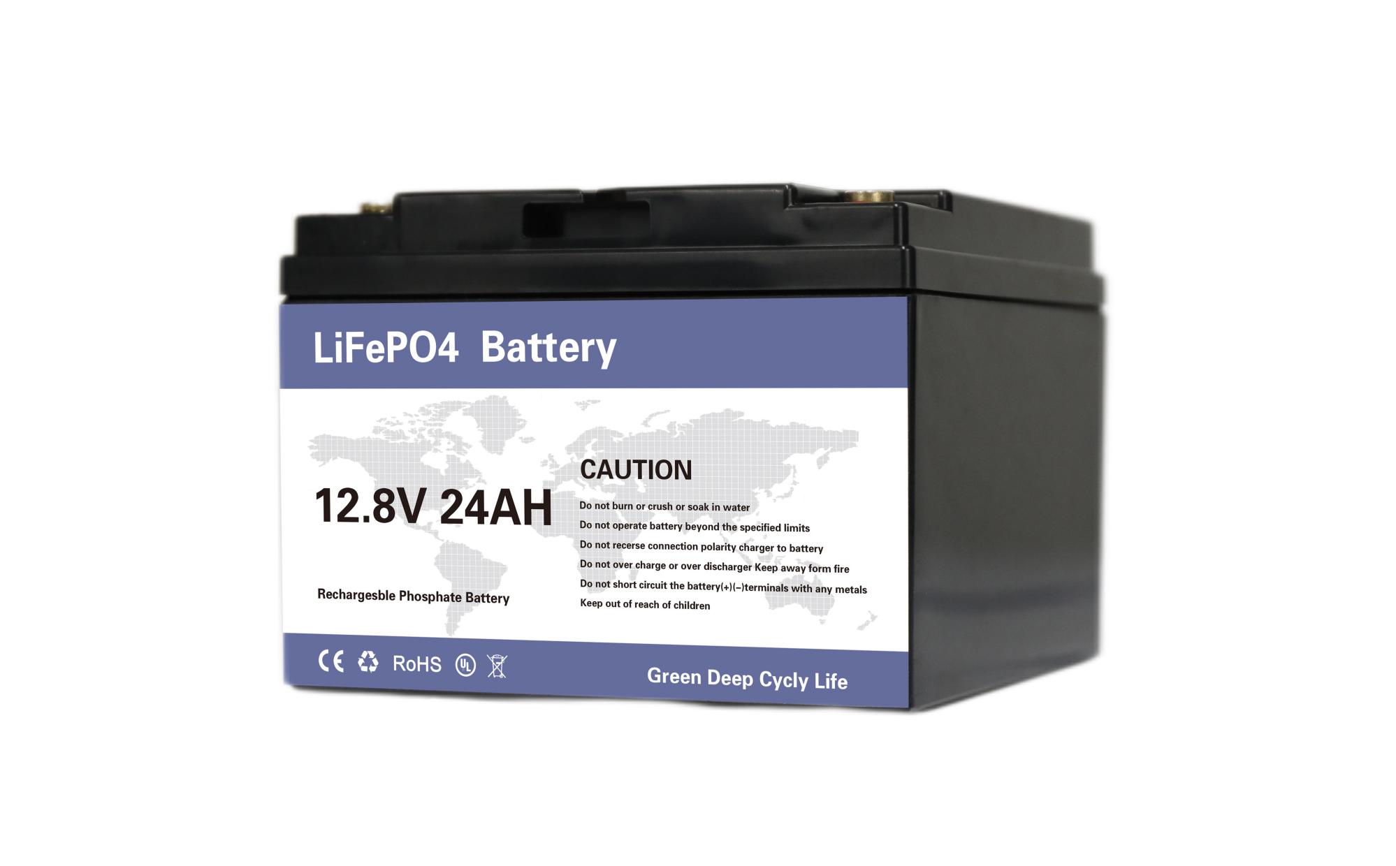 Прилагођени произвођачи батерија иФловповер ЛиФеПО4 12.8В 24Ах из Кине | иФловПовер 8