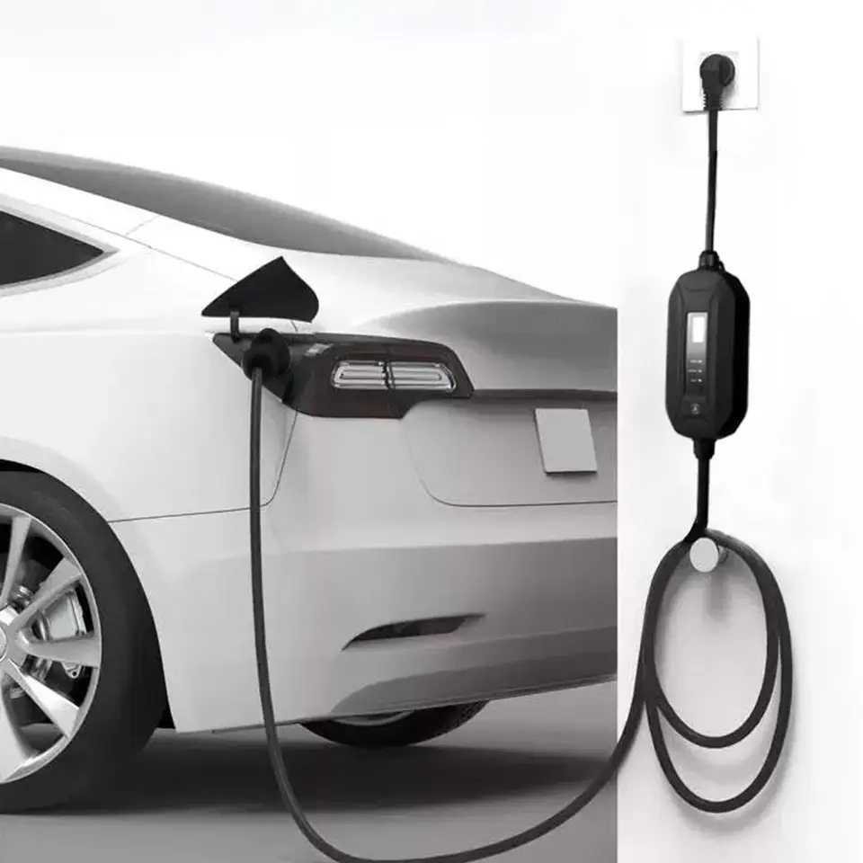 Maksimal quvvat rejimi 2 portativ 16A 3KW AC type2 ccs2 5m europe ev zaryadlovchi kabeli - iFlowPower 10