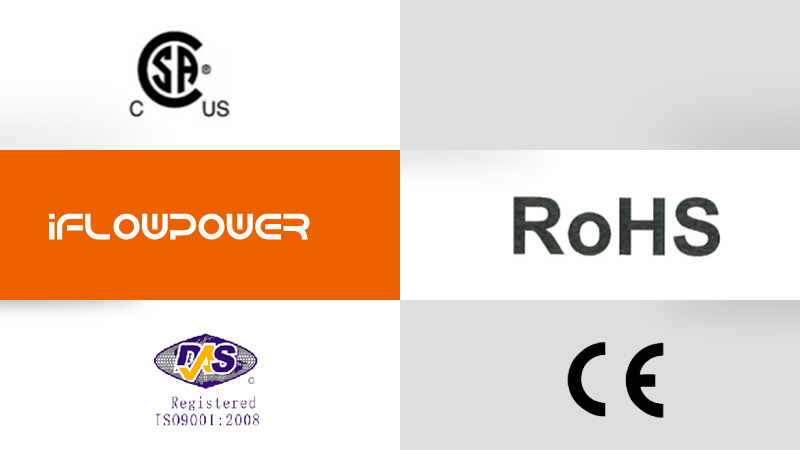 បន្ទះសូឡា iFlowpower 15W ថាមពលម៉ូឌុល photovoltaic 7