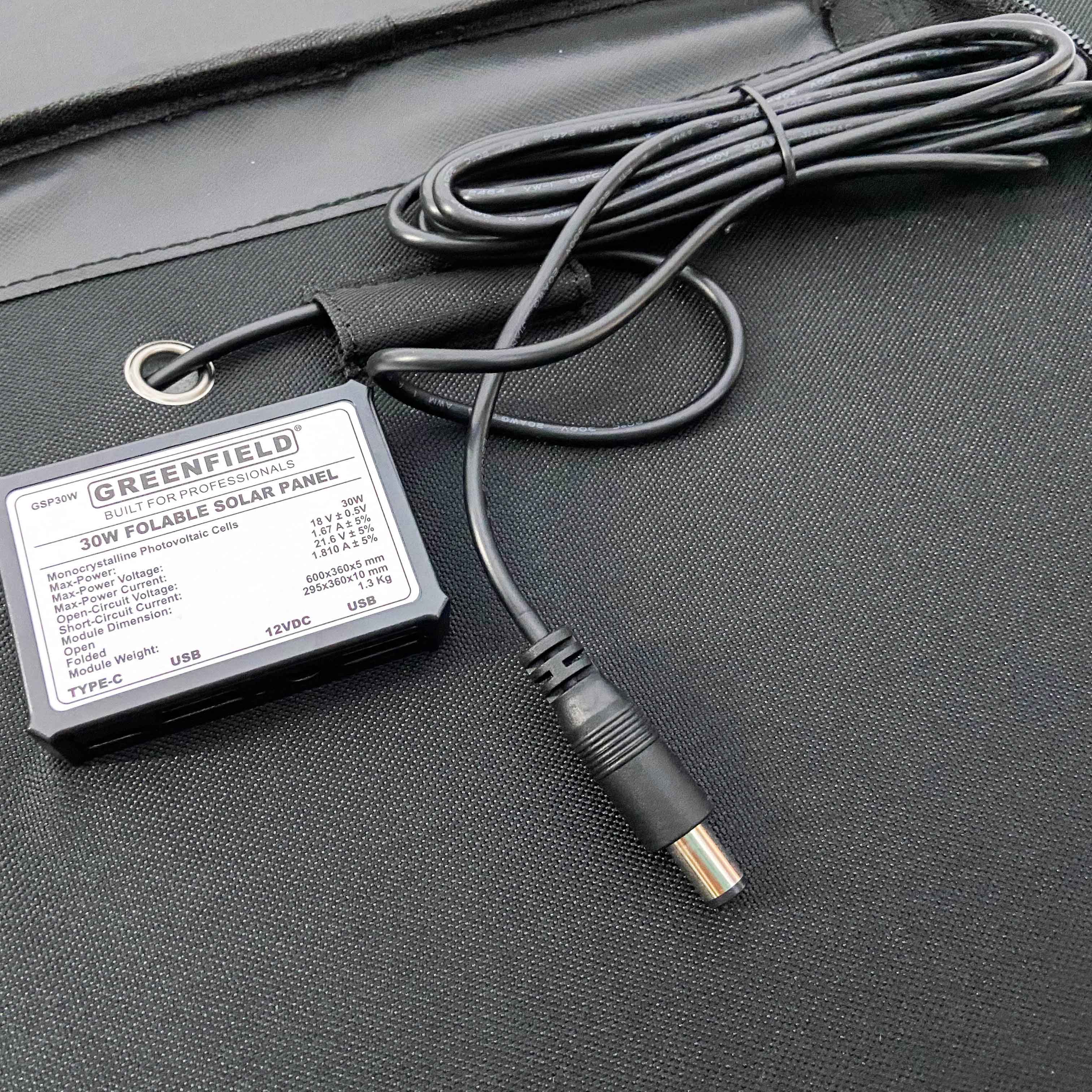 iFlowpower Panneau solaire 30 W PET dans sac Module photovoltaïque portable 8