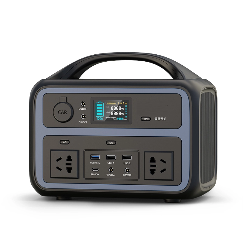 600W Portable Power Station Built-in Quick Charge Tshiab Qauv iFlowpower 1