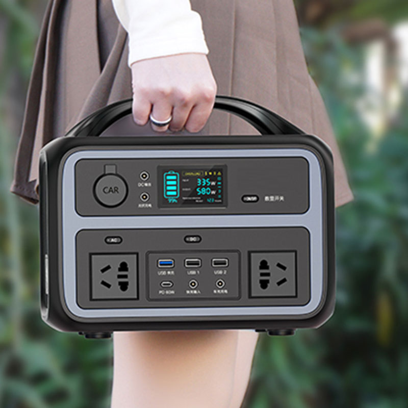 600W Portable Power Station Built-in Quick Charge Tshiab Qauv iFlowpower 8