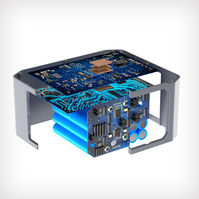 ສະຖານີພະລັງງານແບບພົກພາ 1000W 1500W 2000W ຄວາມຈຸສູງ iFlowpower 12