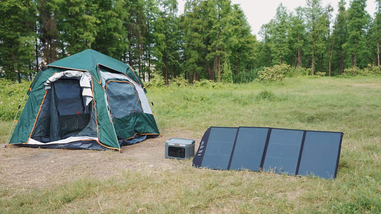 Кемпинг с переносной электростанцией 3
