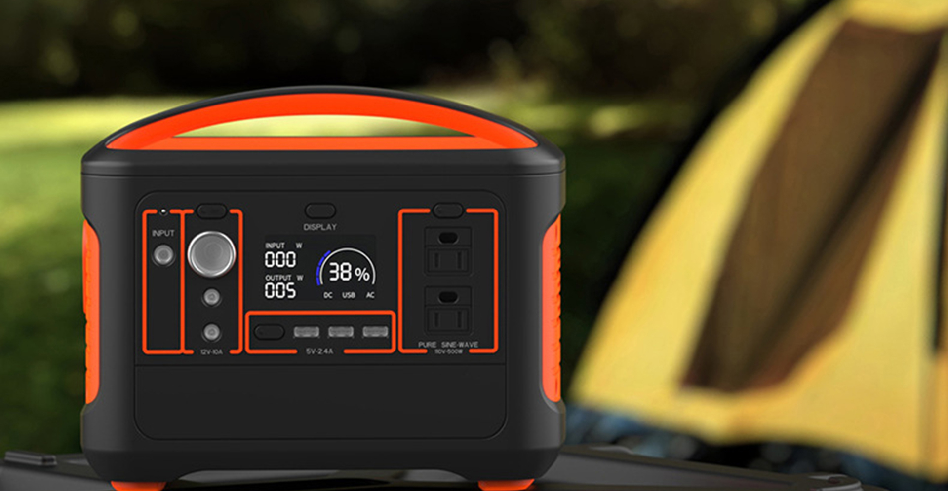 iFlowPower Portable Power Station Έξοδος 500W 6