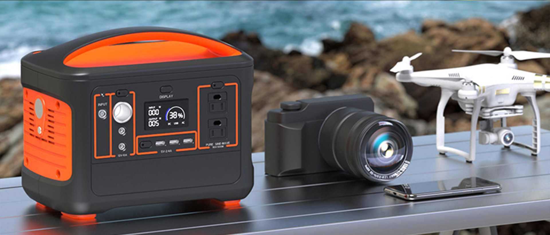 iFlowPower Portable Power Station Έξοδος 500W 7