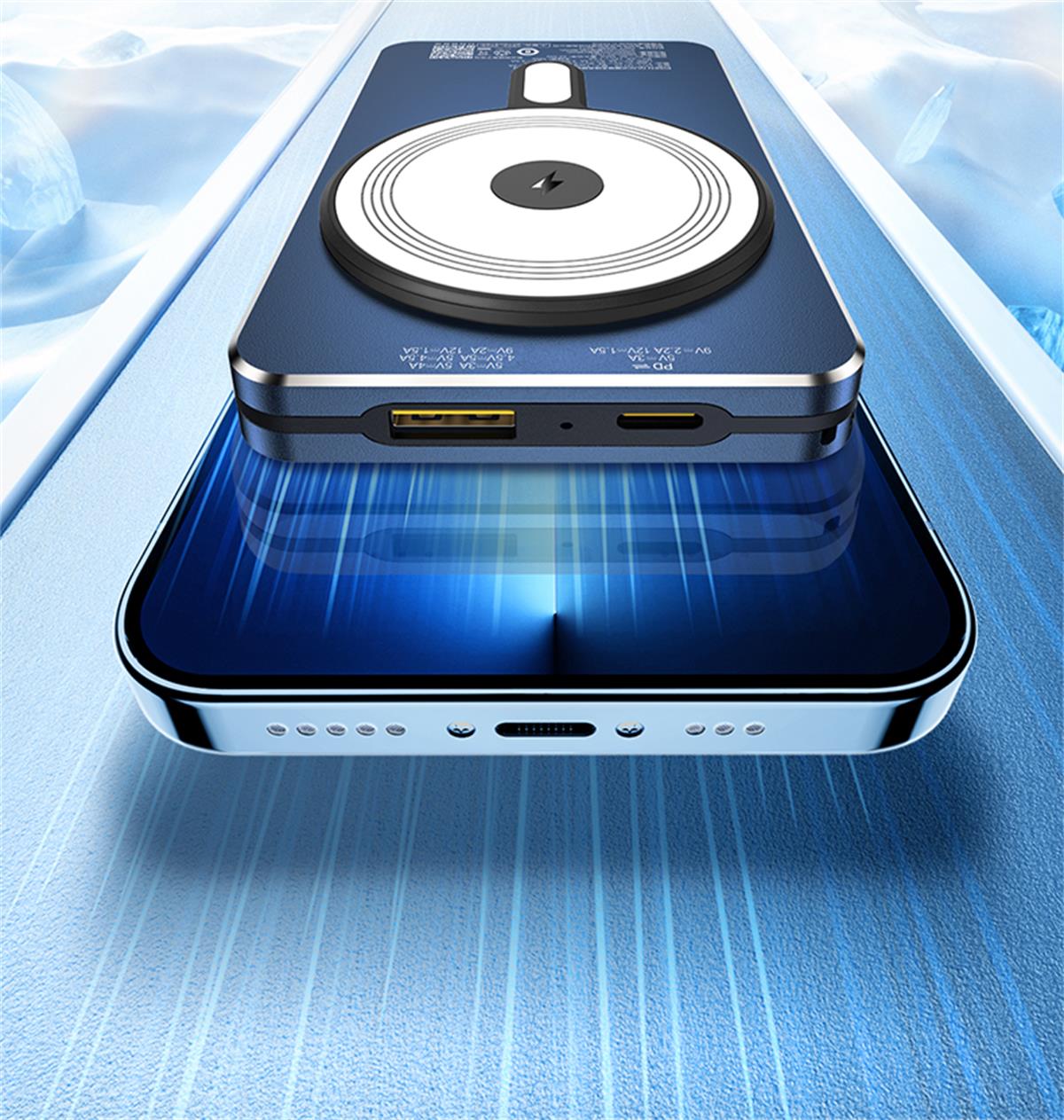 Banca Cumhachd Magnetic Wireless FPM-180 8