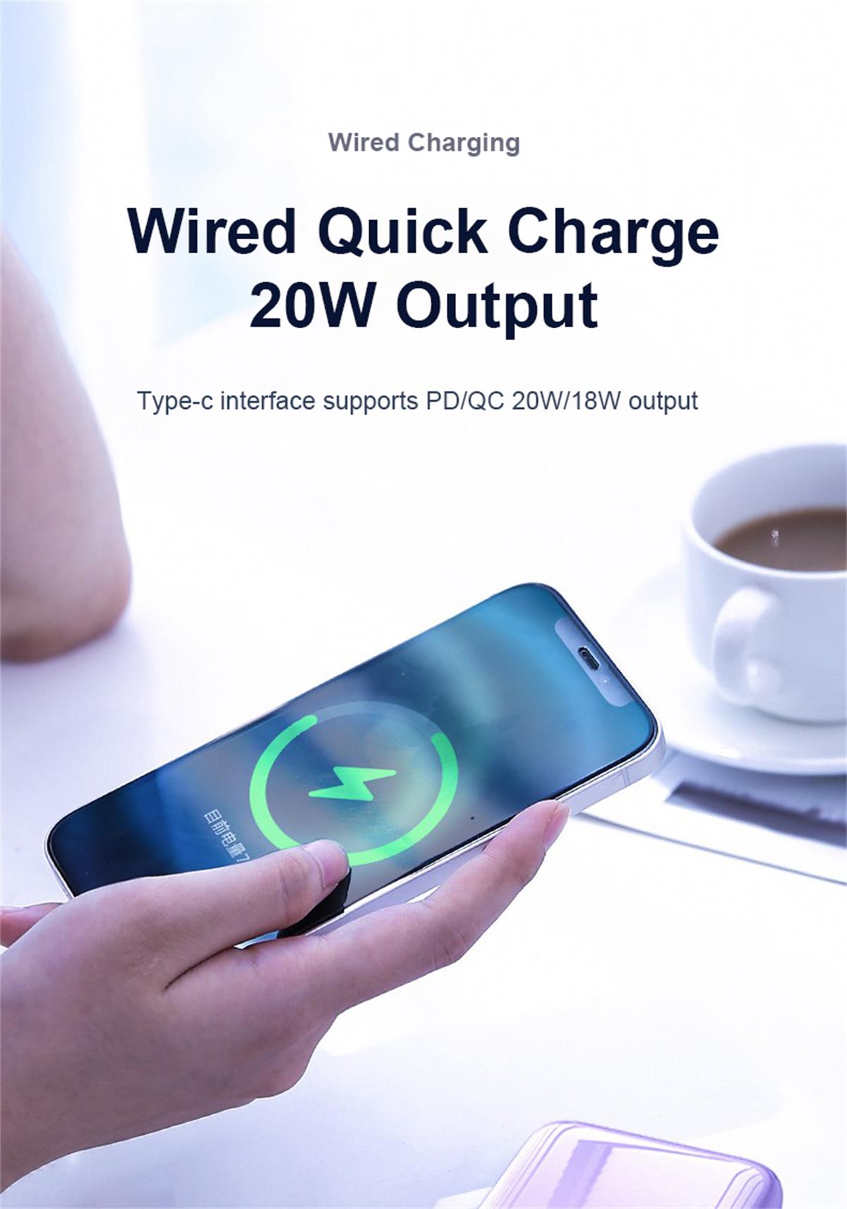 Magnetische kabellose Powerbank FPM-200 10