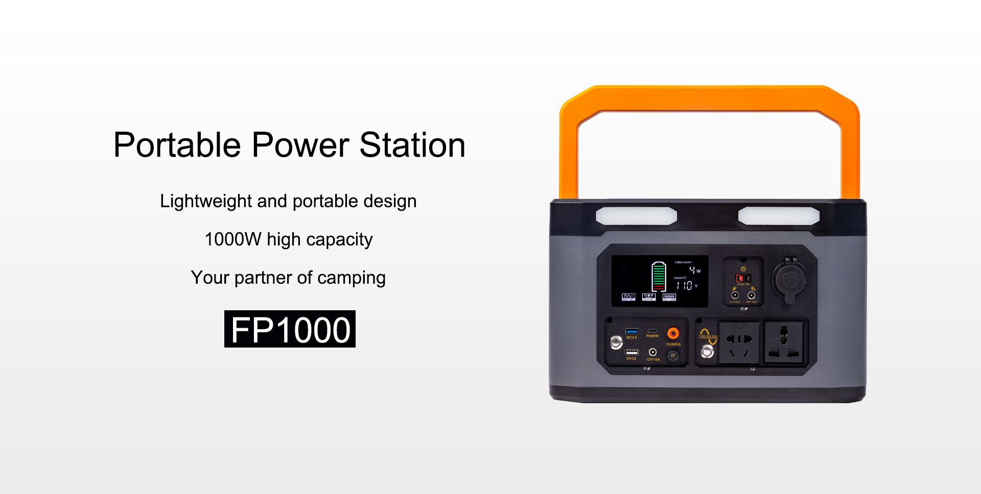iFlowPower Portable Power Station 1000W OEM ODM FP1000 8