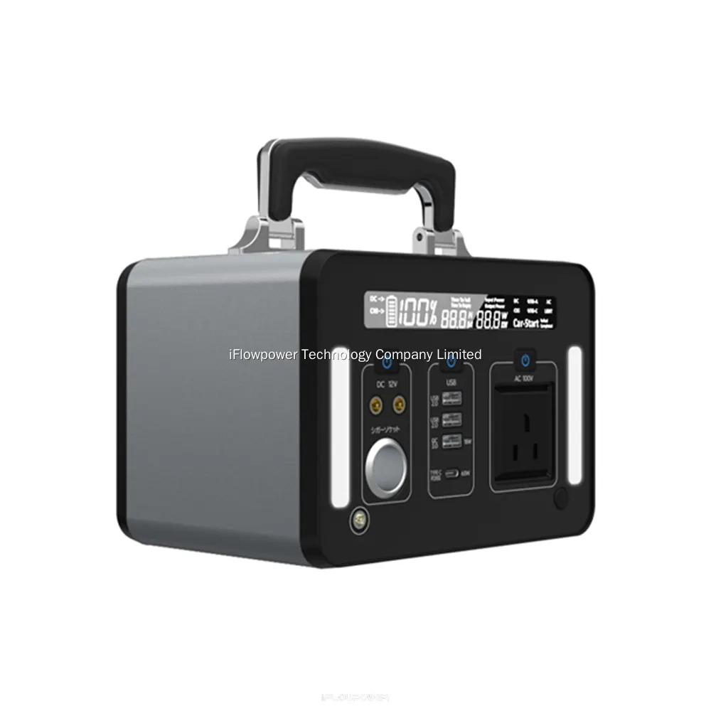 iFlowPower | pasgemaakte draagbare kragstasie 1500W hoë veiligheid 1