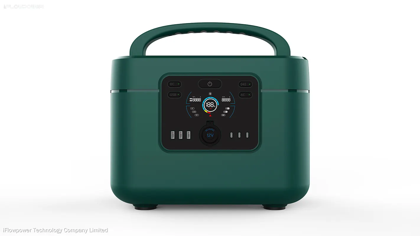 iFlowPower | ылайыкташтырылган Portable Power Station 1000W өндүрүш 1