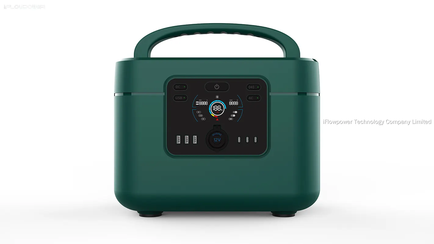 محطة طاقة محمولة كبيرة الحجم بقوة 1500 واط عالية الأمان | iFlowPower 1