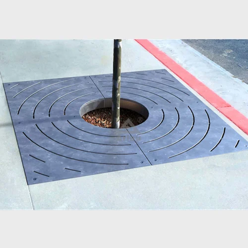 Outdoor iron smith trees protection grate 1