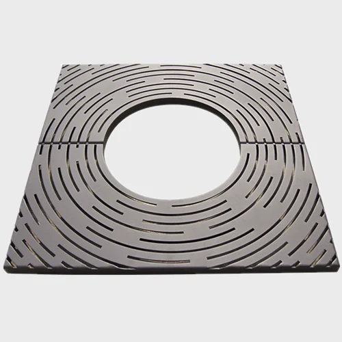 grilles d'arbres en métal pour trottoir extérieur 1