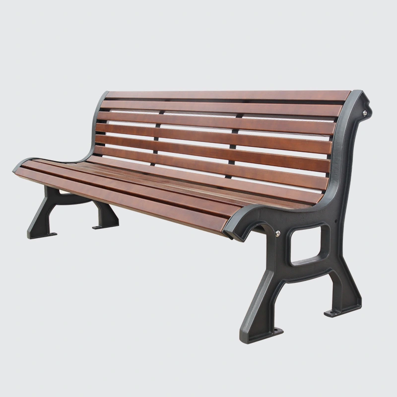 antique outdoor recycled plastic wood bench 1