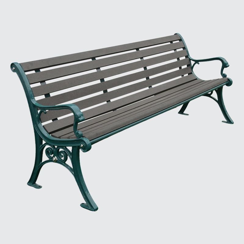 Outdoor hardwood ecological wood park bench 1