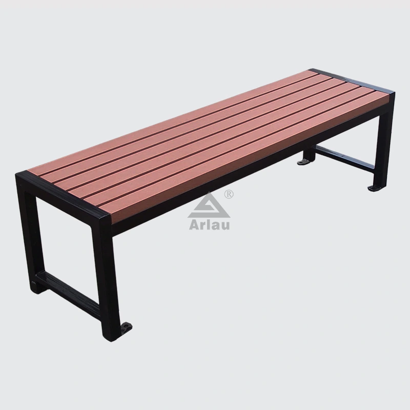 Decorative outdoor long bench without back 1