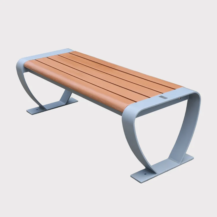 outdoor garden wooden long bench 1