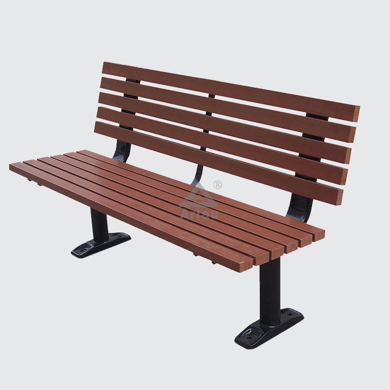 Outdoor wooden teak modern bench 1