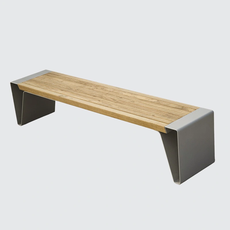Production Wholesale Street Park Outdoor Wooden Bench Supplier 1