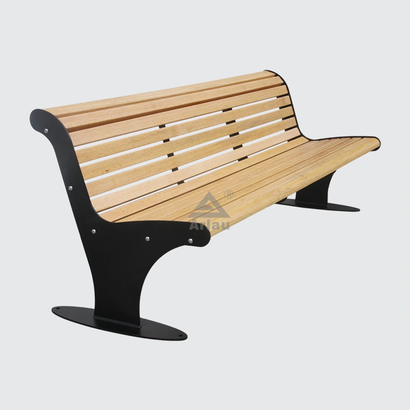 Outdoor garden wooden seating bench 1