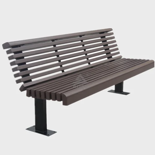 Heavy duty backyard wood decorative bench 1