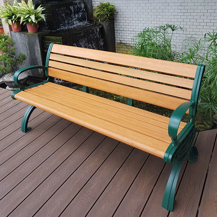 Mobilier d'extérieur banc en bois de campagne rustique 1
