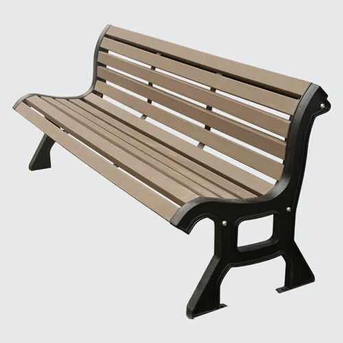 Antique acacia wood garden bench for sale 1