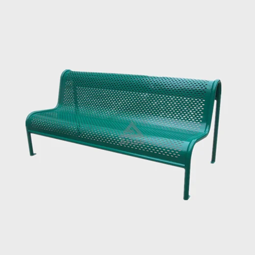 3 Seater metal garden bench 1