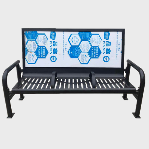 Buy Low Price Metal Benches Outside Commercial Park Advertising Benches ...