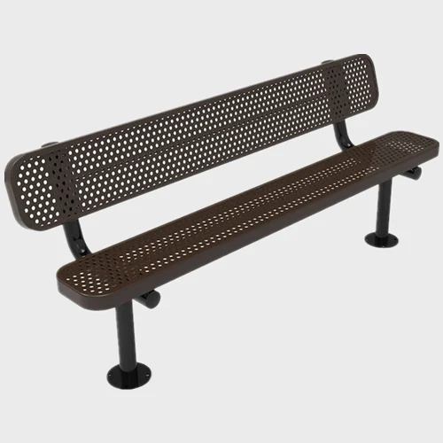 6 أقدام 8 أقدام من حديد الفناء في الهواء الطلق مقعد المقعد 1