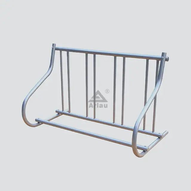 Customized property garden multi-position metal bicycle rack 1