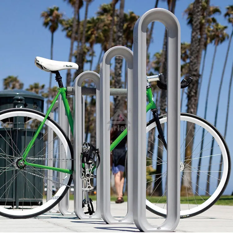 Soporte de estacionamiento de bicicletas para exteriores de acero inoxidable a la venta1 1
