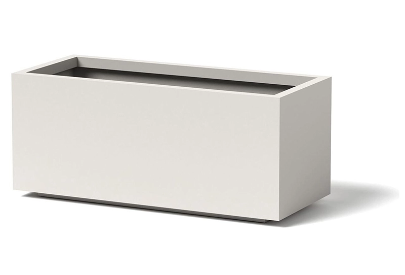 صندوق زهور مصنوع حسب الطلب من فولاذ كورتن - وعاء زهور مستطيل 11