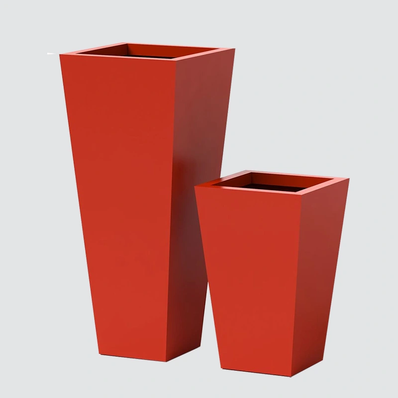 Design customized conical combination stainless steel flower box-factory direct sales 1