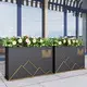 Jardinières de fleurs en métal économiques à vendre 2