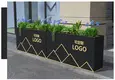 Jardinières de fleurs en métal économiques à vendre 5