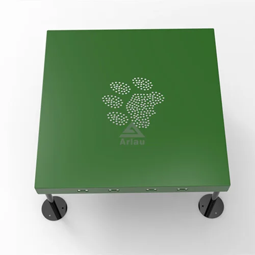 Dog grooming deck paw table 1