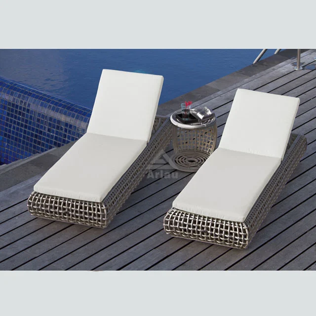 Lit de repos commercial pour chaise longue de plage extérieure1 1