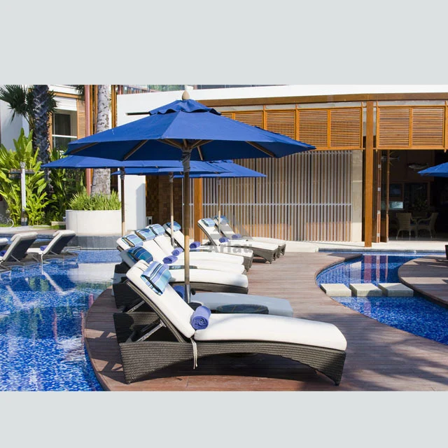 Outdoor furniture outdoor sun lounger 1