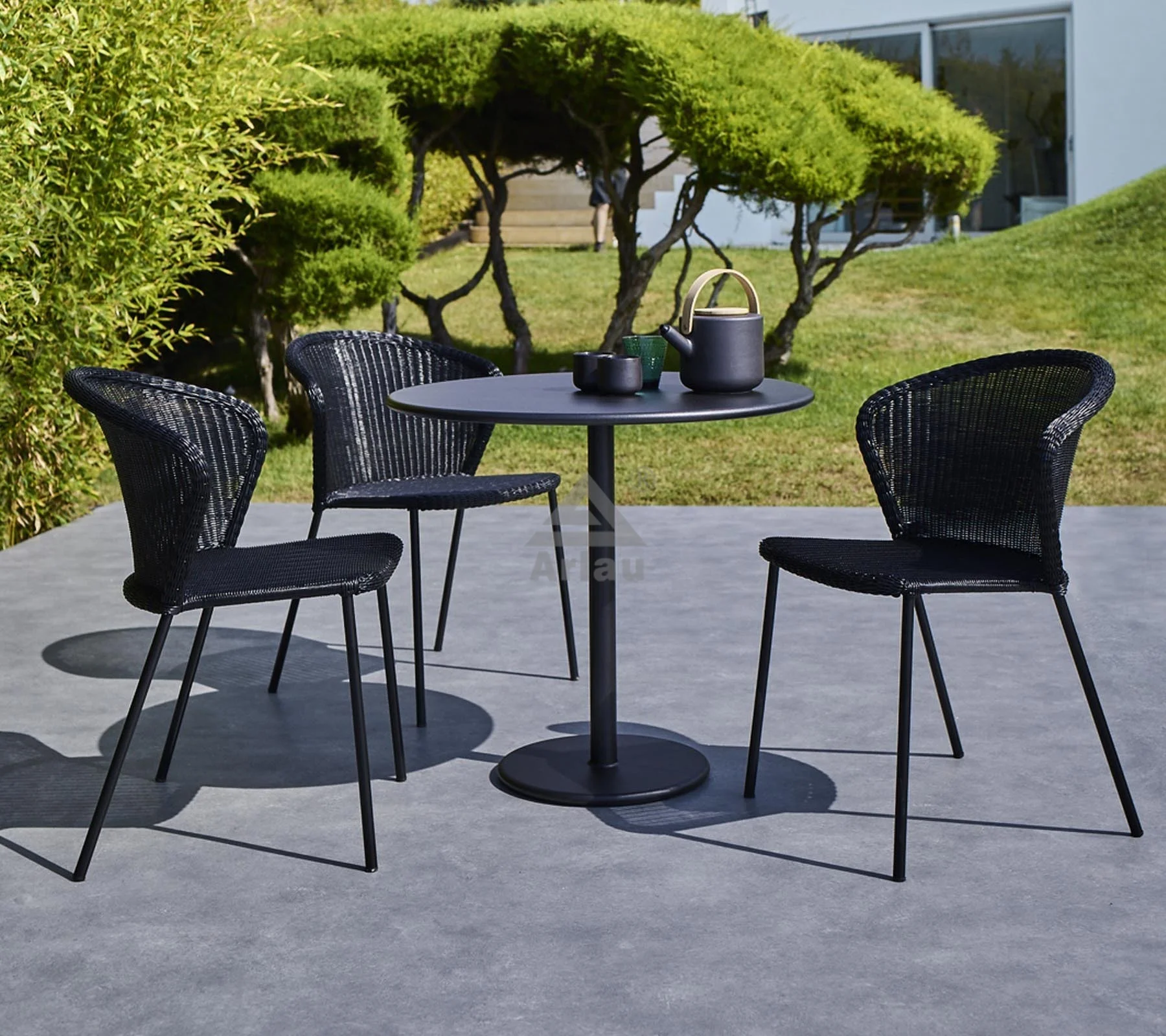 reception waiting rattan outdoor chairs 1