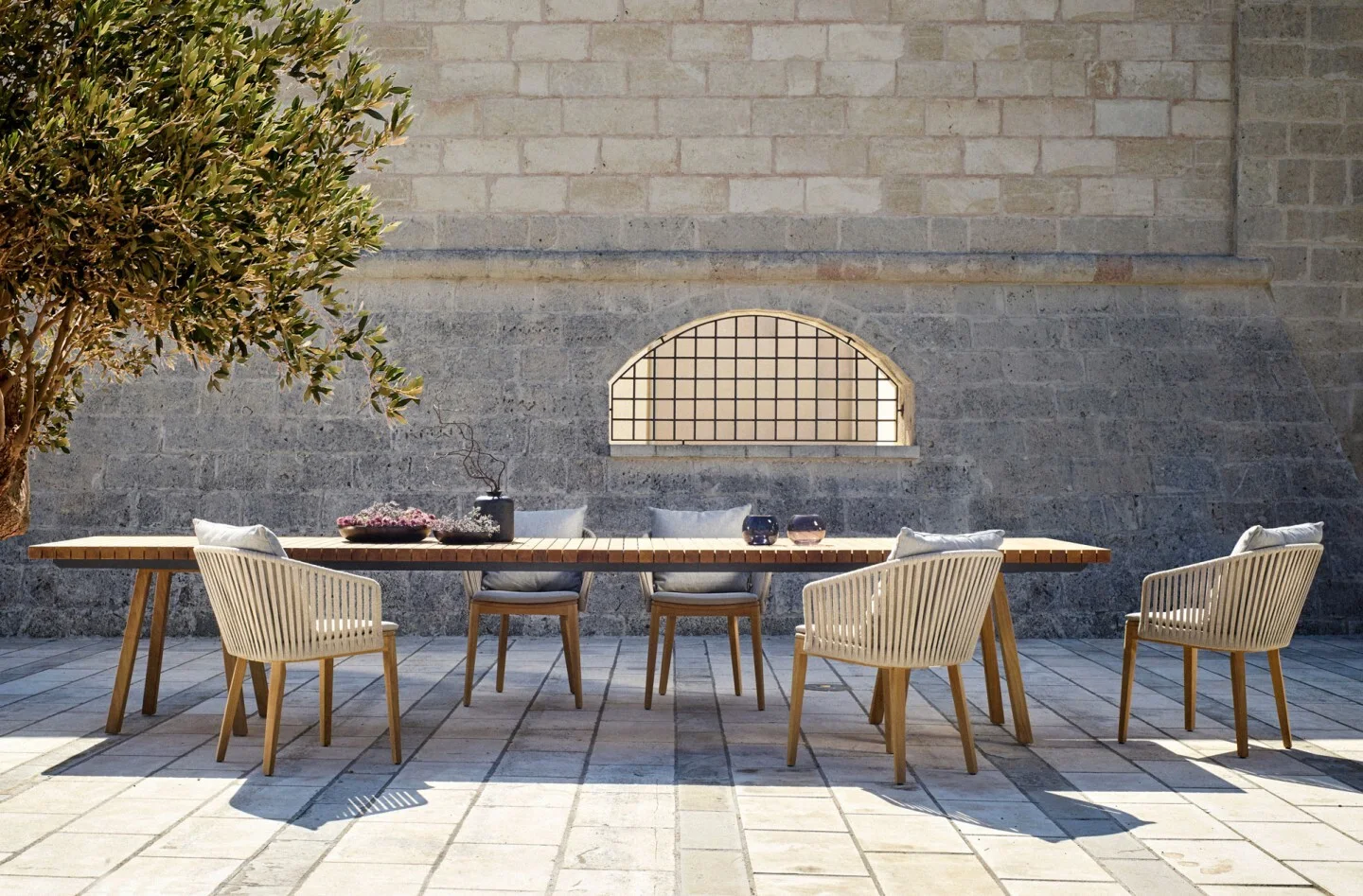 outdoor courtyard garden rattan chair 1