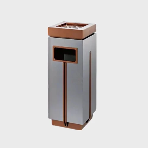 Hotel Floor Ash Bin Stainless Steel Trash Can 1