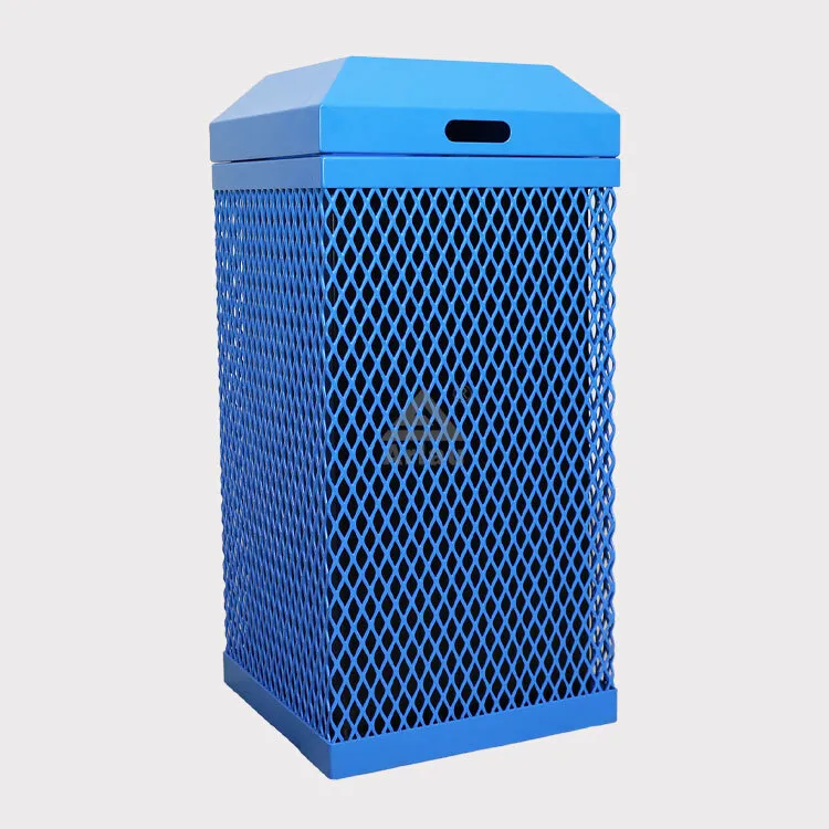 Poubelle à revêtement thermoplastique 1